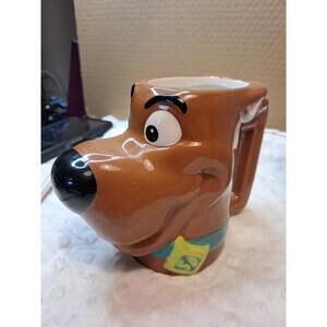 Warner Bros. 3D Scooby-Doo Face 12 oz. Ceramic Coffee Mug Zak!! New